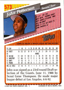 1993 Topps John Patterson