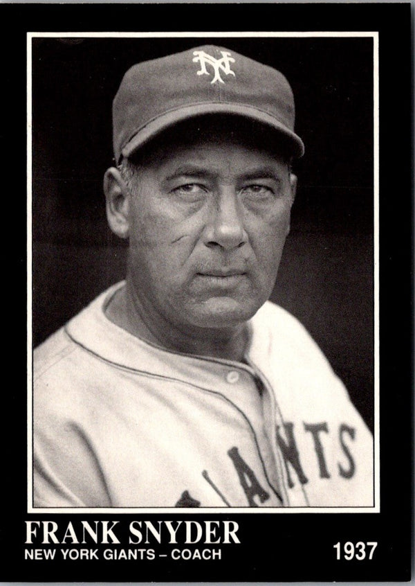 1991 Conlon Collection TSN Frank Snyder #232