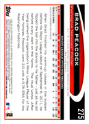 2012 Topps Brad Peacock