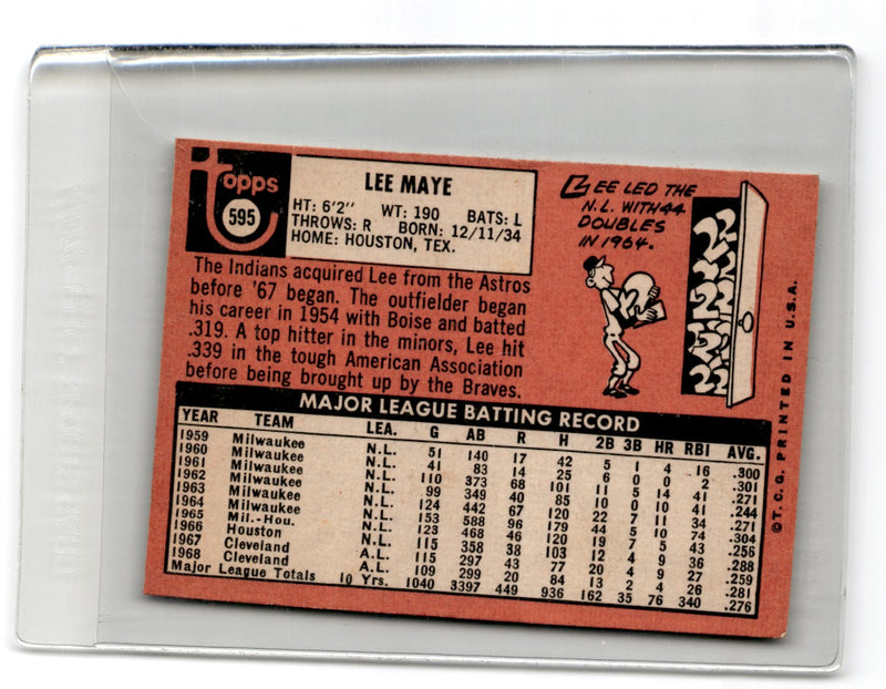 1969 Topps Lee Maye