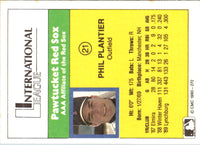 1990 CMC Pawtucket Red Sox Phil Plantier #21