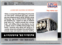 1990 Pro Set Super Bowl Collectibles Super Bowl XV #18