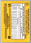 1986 Donruss Charlie Leibrandt