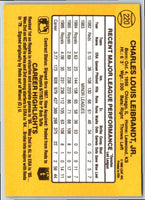 1986 Donruss Charlie Leibrandt #297