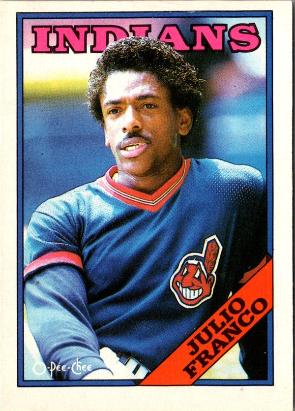 1988 O-Pee-Chee Julio Franco #49