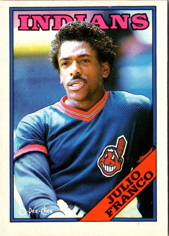 1988 O-Pee-Chee Julio Franco #49