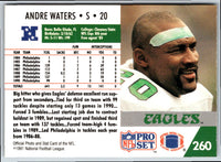 1991 Pro Set Andre Waters #260