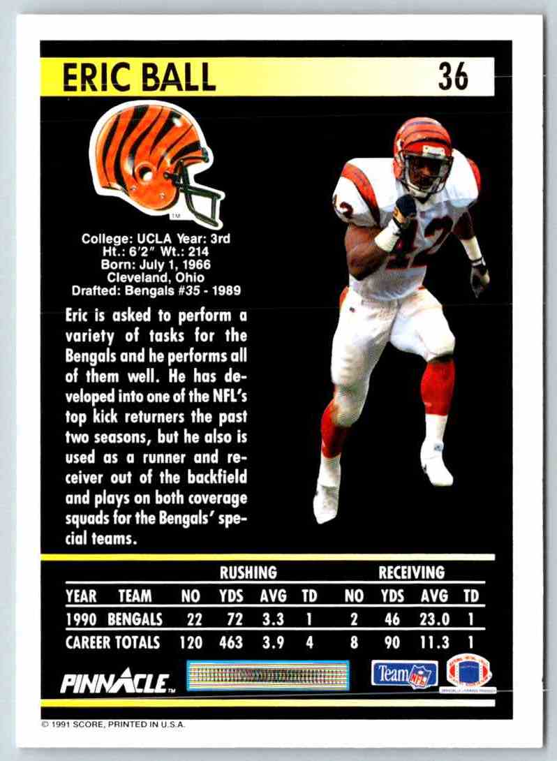 1991 Pinnacle Eric Ball