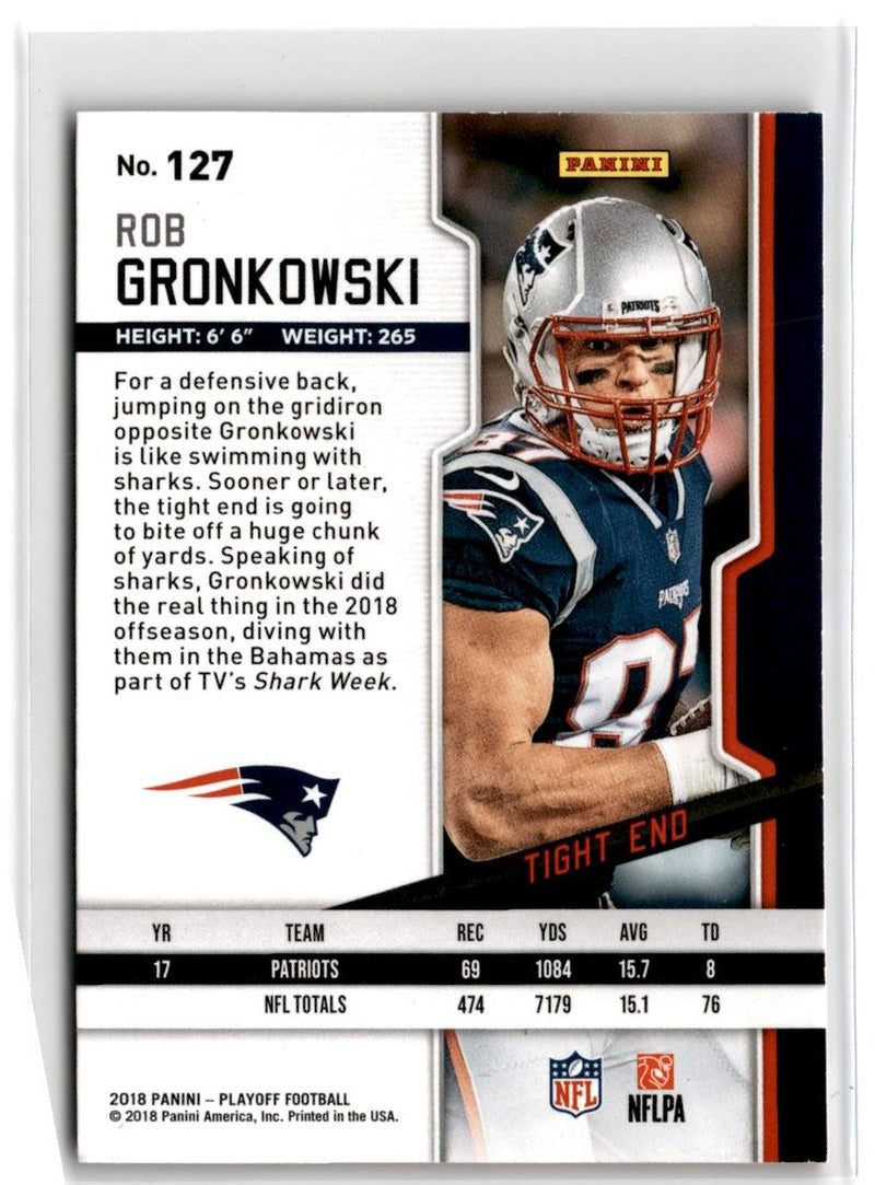 2018 Panini Playoff Rob Gronkowski