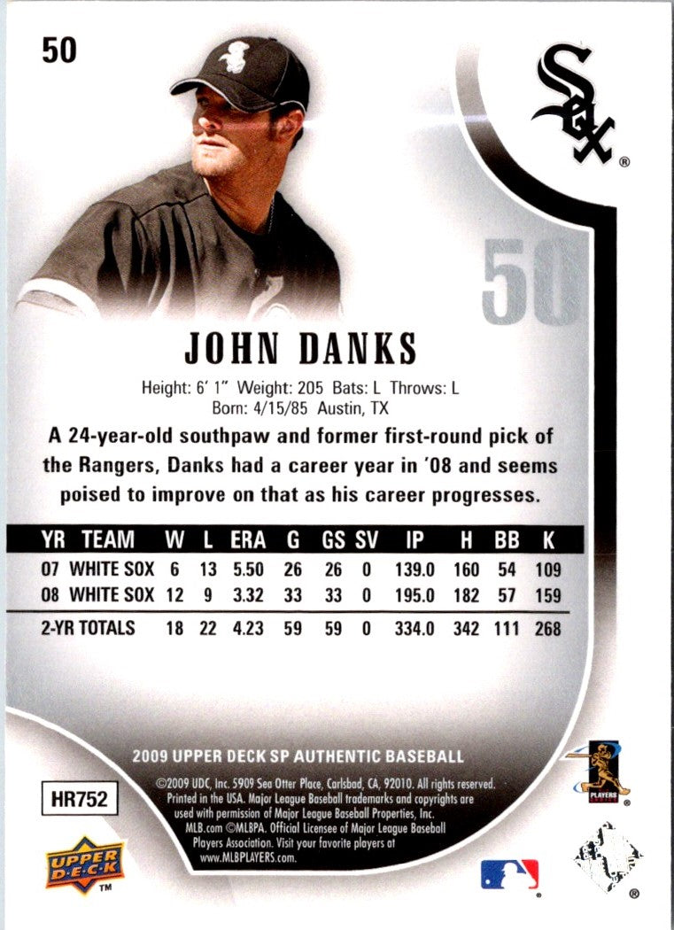 2009 SP Authentic John Danks