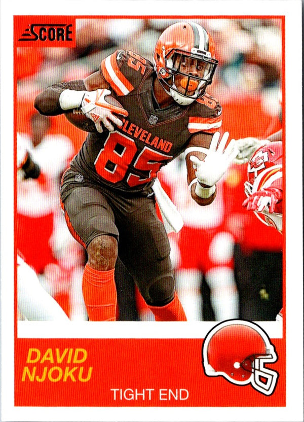 2019 Score David Njoku #106