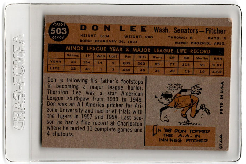 1960 Topps Don Lee