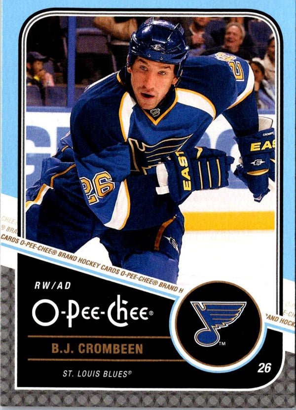 2011 O-Pee-Chee B.J. Crombeen #110