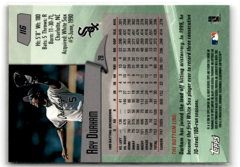 1996 Stadium Club Chrome Ray Durham