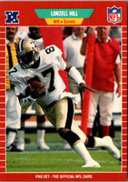 1989 Pro Set Lonzell Hill #268 Rookie