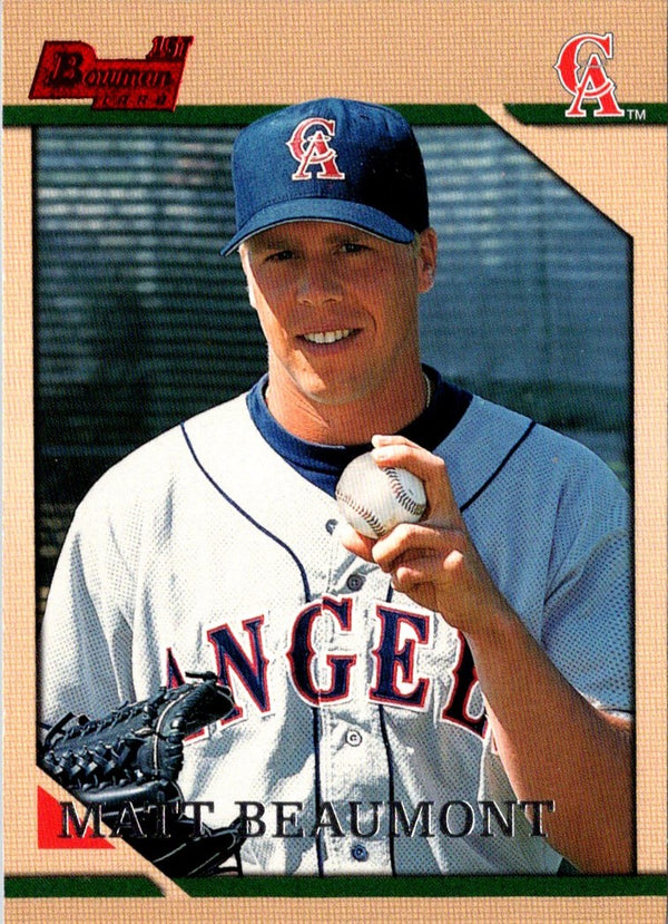 1996 Bowman Matt Beaumont #331