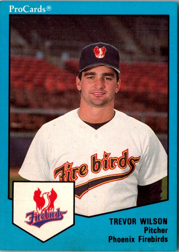 1989 ProCards Minor League Team Sets Trevor Wilson #1481