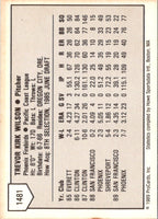 1989 ProCards Trevor Wilson #1481