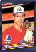 1986 Leaf Terry Francona #191