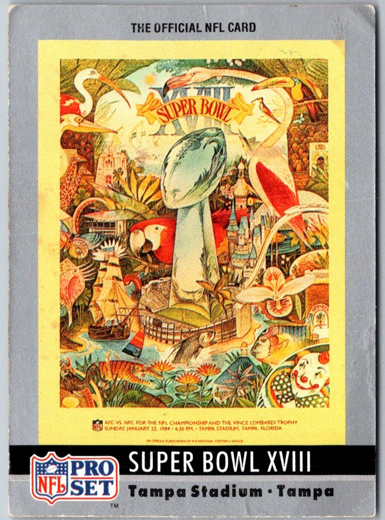 1990 Pro Set Super Bowl Collectibles Super Bowl XV