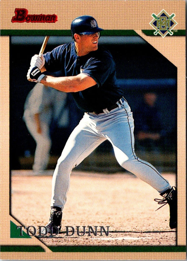 1996 Bowman Todd Dunn #333