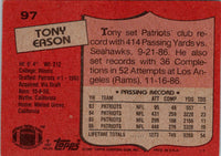 1987 Topps Tony Eason #97 NM+