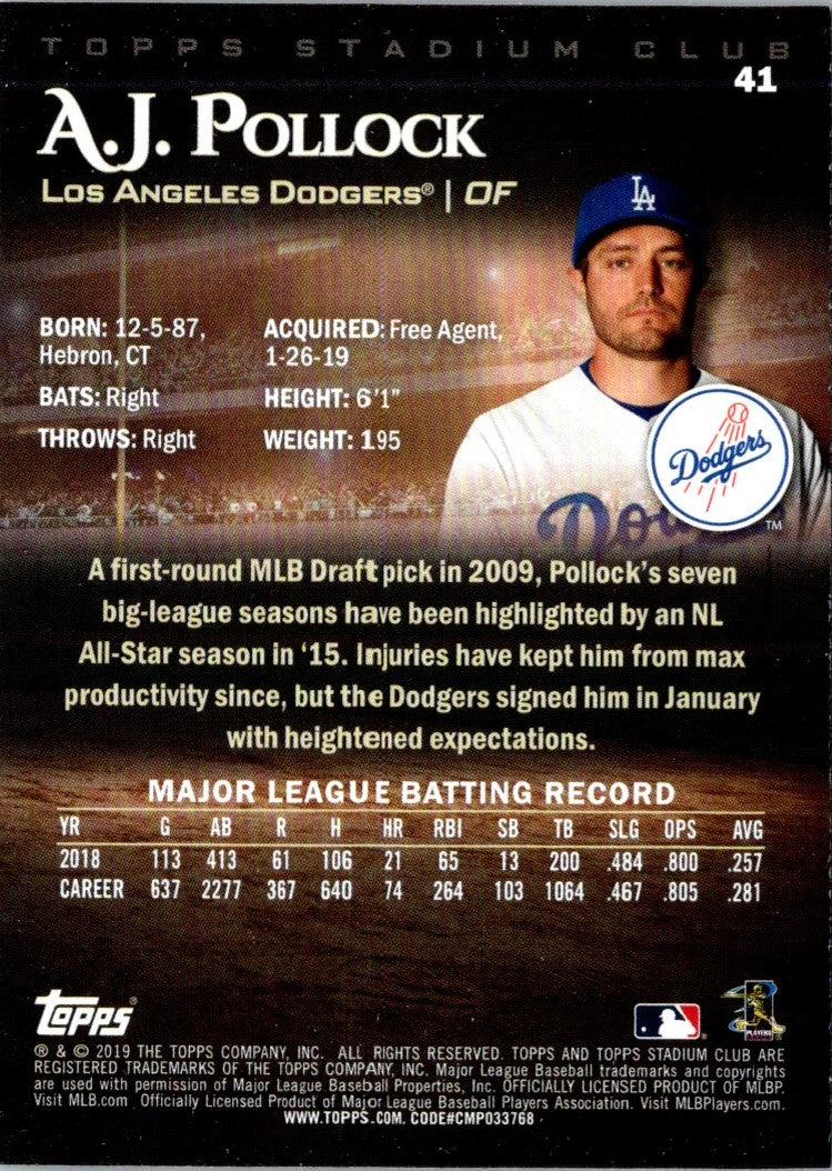 2019 Topps Now Los Angeles Dodgers