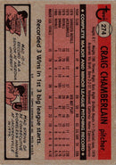 1981 Topps Craig Chamberlain