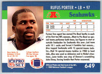 1990 Proset Rufus Porter #649