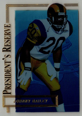 1996 Collector's Edge President's Reserve Johnny Bailey #382