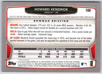 2014 Bowman Howard Kendrick #188