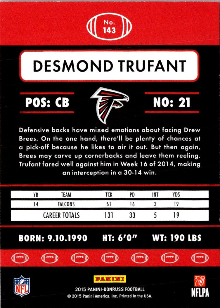 2015 Donruss Desmond Trufant