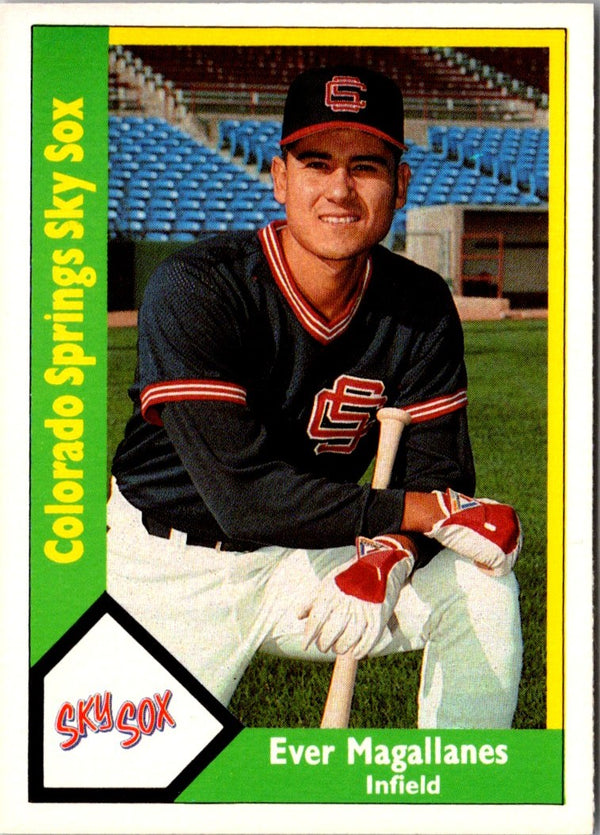 1990 CMC Colorado Springs Sky Sox Ever Magallanes #13