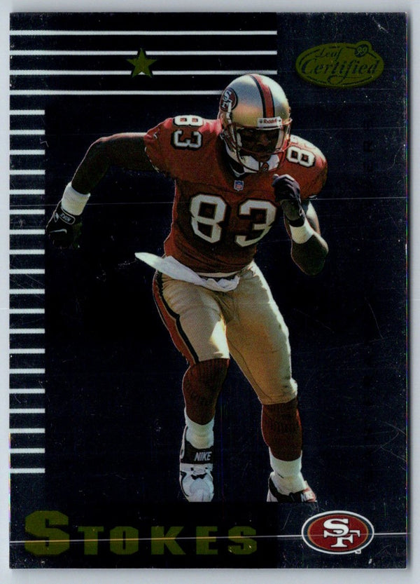 1999 Leaf Certified J.J. Stokes #84