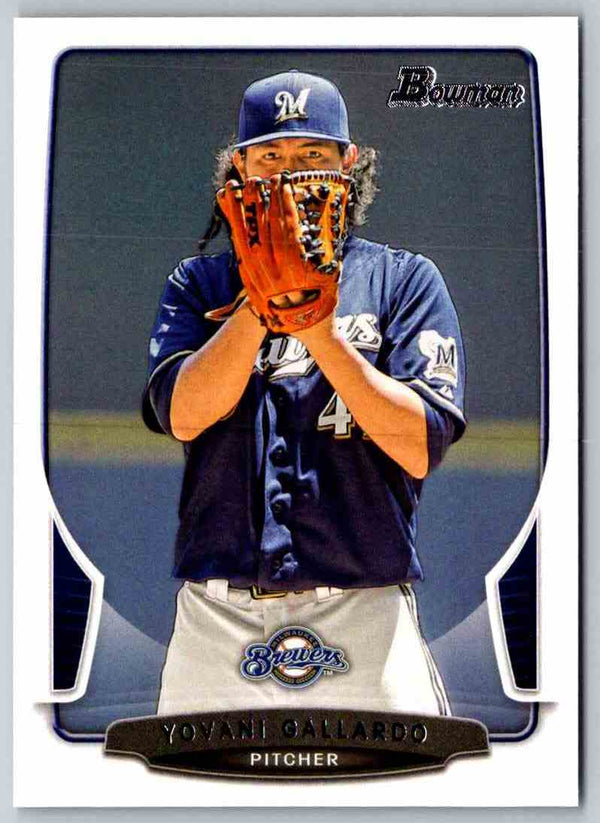 2013 Bowman Yovani Gallardo #64