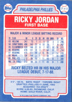 1989 Topps Bazooka Ricky Jordan #17