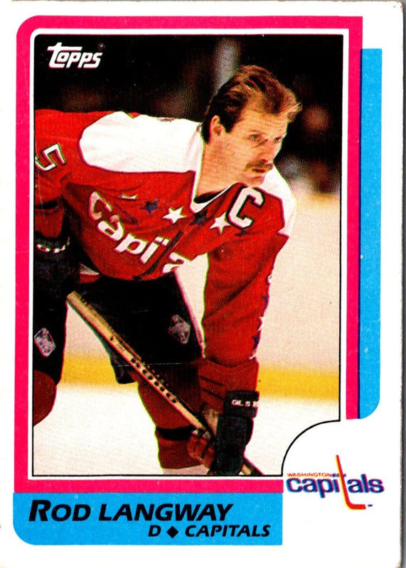 1986 Topps Rod Langway #164