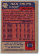 2011 Topps Football Dan Fouts