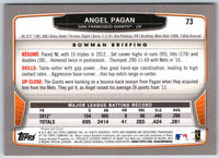 2013 Bowman Angel Pagan #73