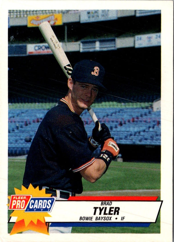 1993 Fleer Brad Tyler #2198
