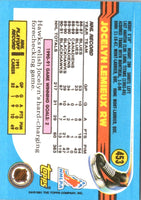 1991 Topps Jocelyn Lemieux #453