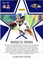 2020 Panini Rookies & Stars Marquise Brown #13