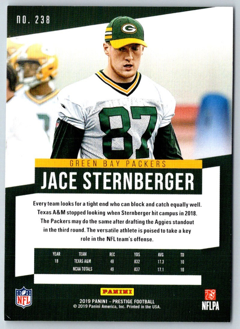 2019 Panini Prestige Rookie Xtra Points Signatures Jace Sternberger