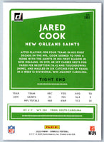 2020 Donruss Press Proof Yellow Jared Cook #181