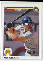 1991 Upper Deck Juan Gonzalez #72 Rookie