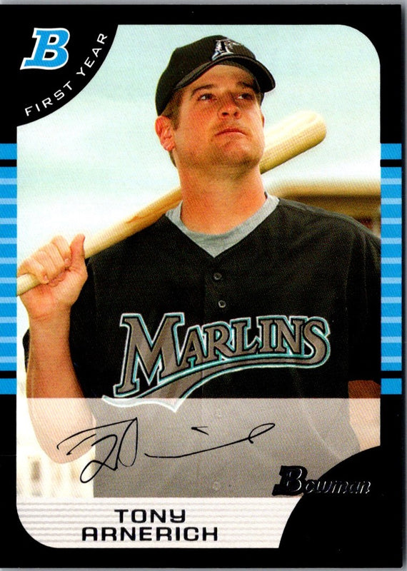 2005 Bowman Tony Arnerich #250 Rookie