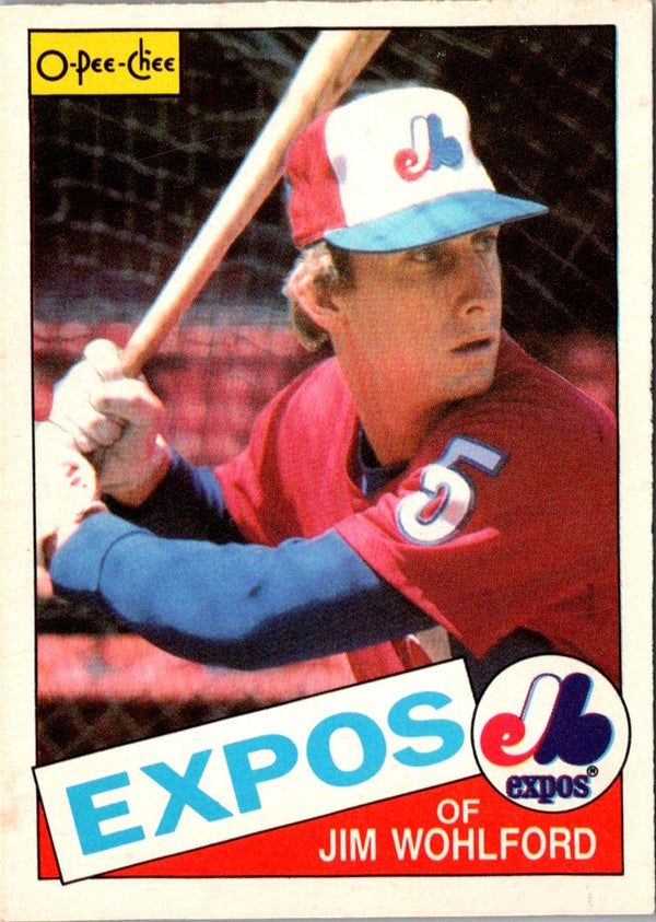 1985 O-Pee-Chee Jim Wohlford #4