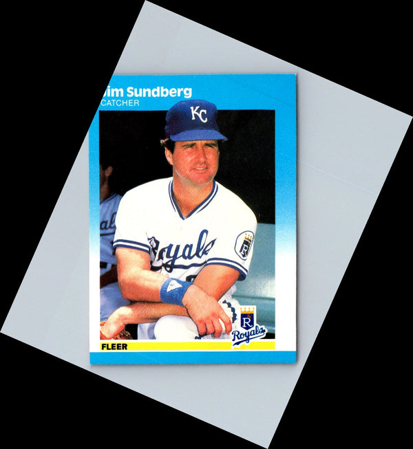 1985 Fleer Jim Sundberg #597