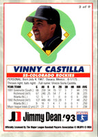 1993 Jimmy Dean Rookies Vinny Castilla #2