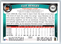 2011 Topps Clay Hensley #167